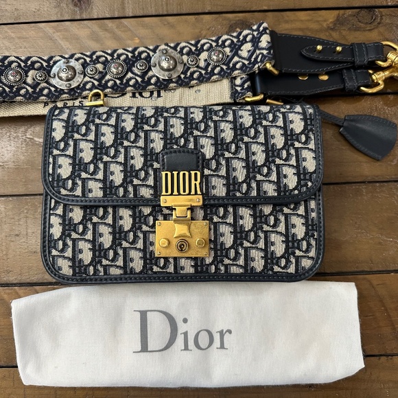 Dior Addict Shoulder Bag with Guitar Strap - Picture 1 of 8